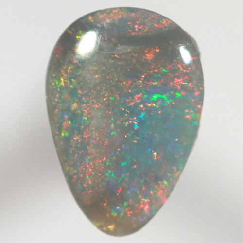 SOLID SEMI BLACK OPAL Sparkling bright fire